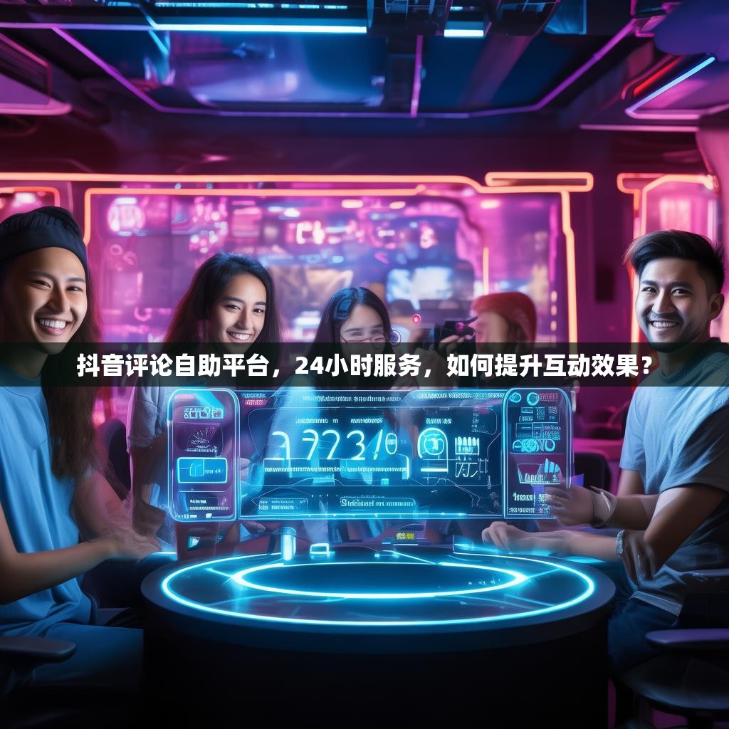 抖音评论自助平台，24小时服务，如何提升互动效果？