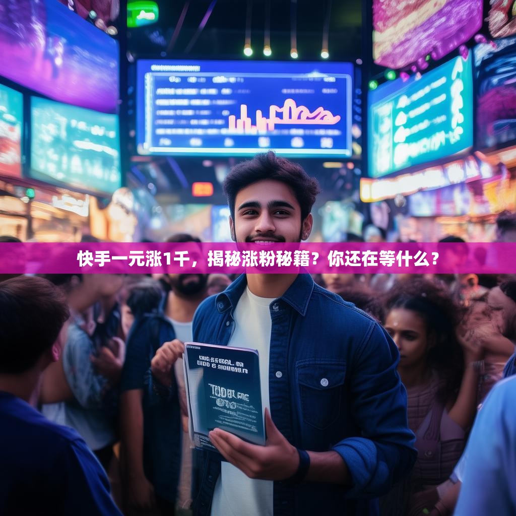 快手一元涨1千，揭秘涨粉秘籍？你还在等什么？