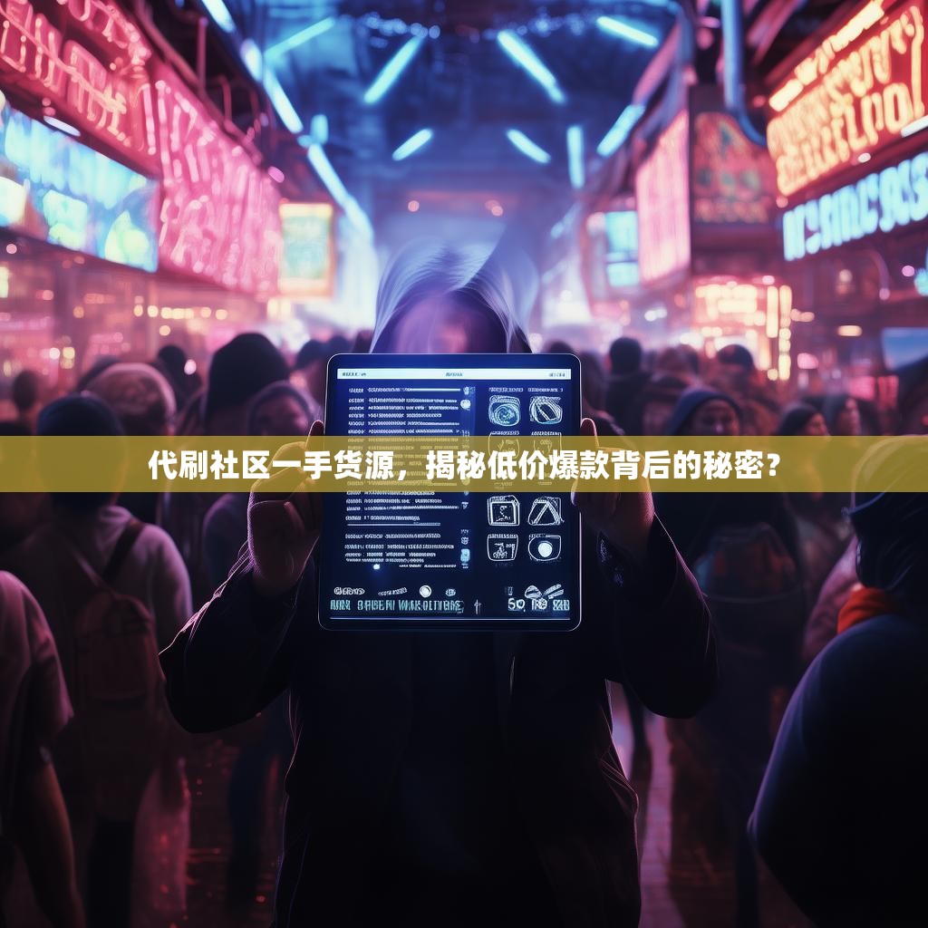 代刷社区一手货源，揭秘低价爆款背后的秘密？