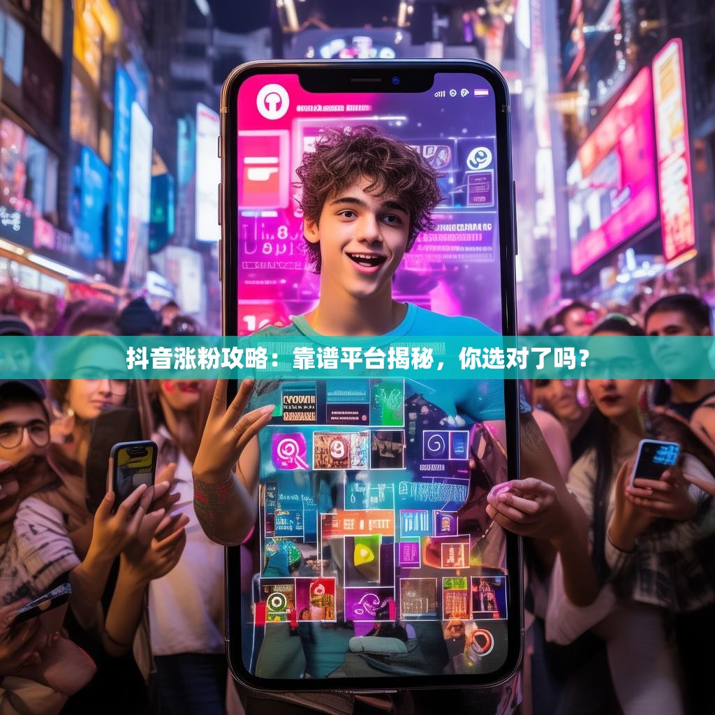 抖音涨粉攻略：靠谱平台揭秘，你选对了吗？