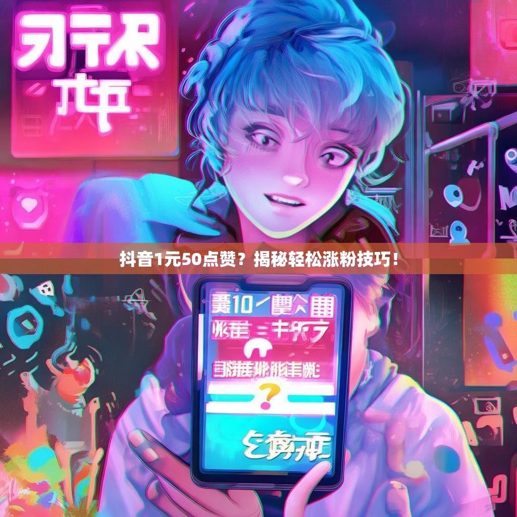 抖音1元50点赞？揭秘轻松涨粉技巧！