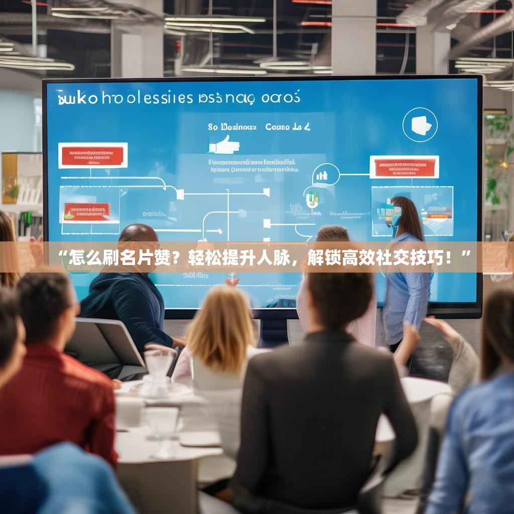 “怎么刷名片赞？轻松提升人脉，解锁高效社交技巧！”