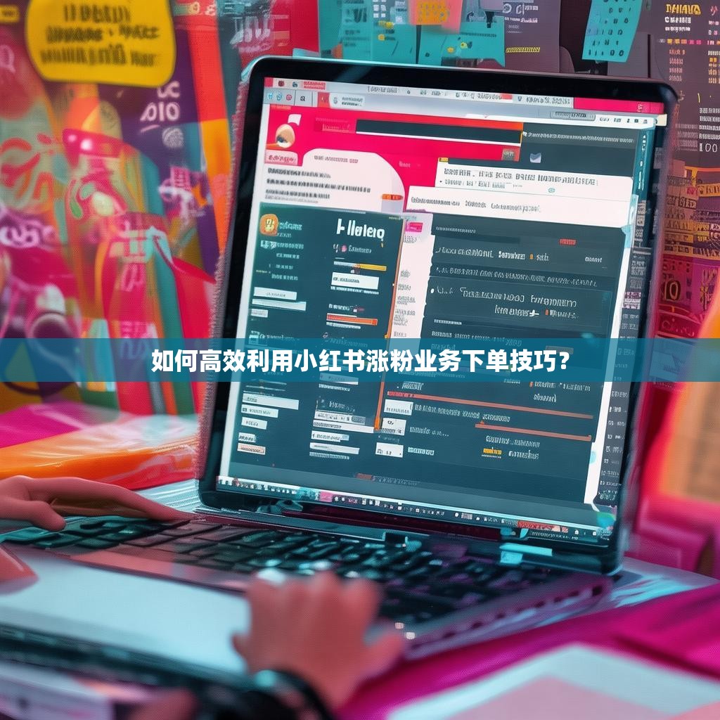 如何高效利用小红书涨粉业务下单技巧？