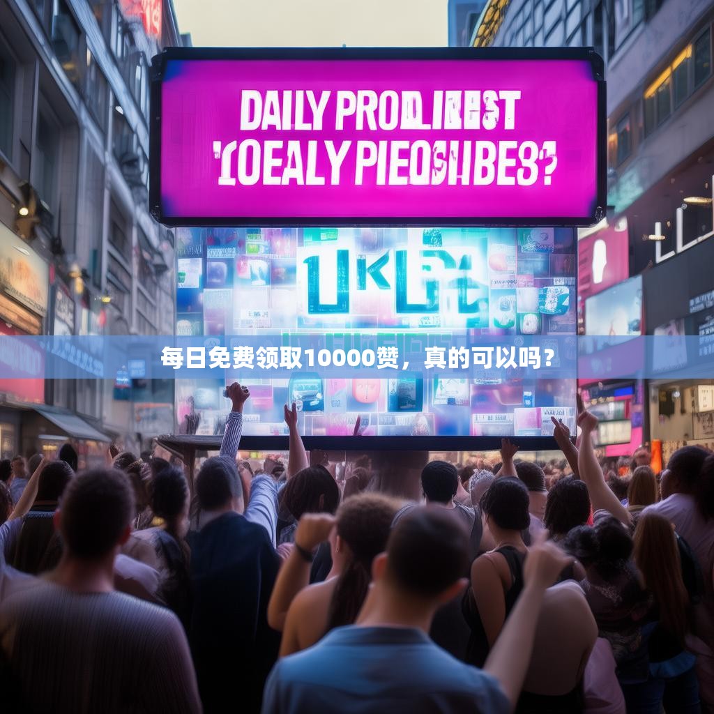 每日免费领取10000赞，真的可以吗？