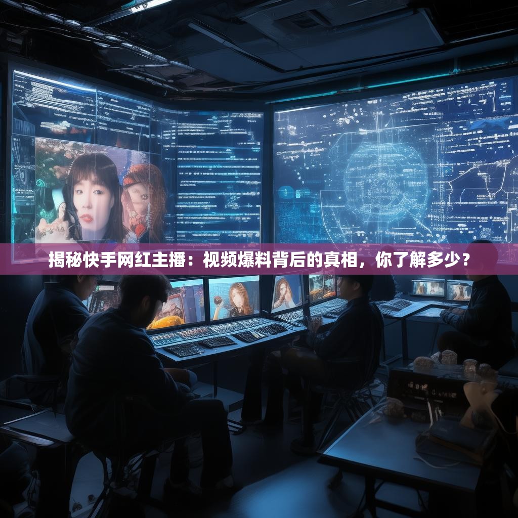 揭秘快手网红主播：视频爆料背后的真相，你了解多少？