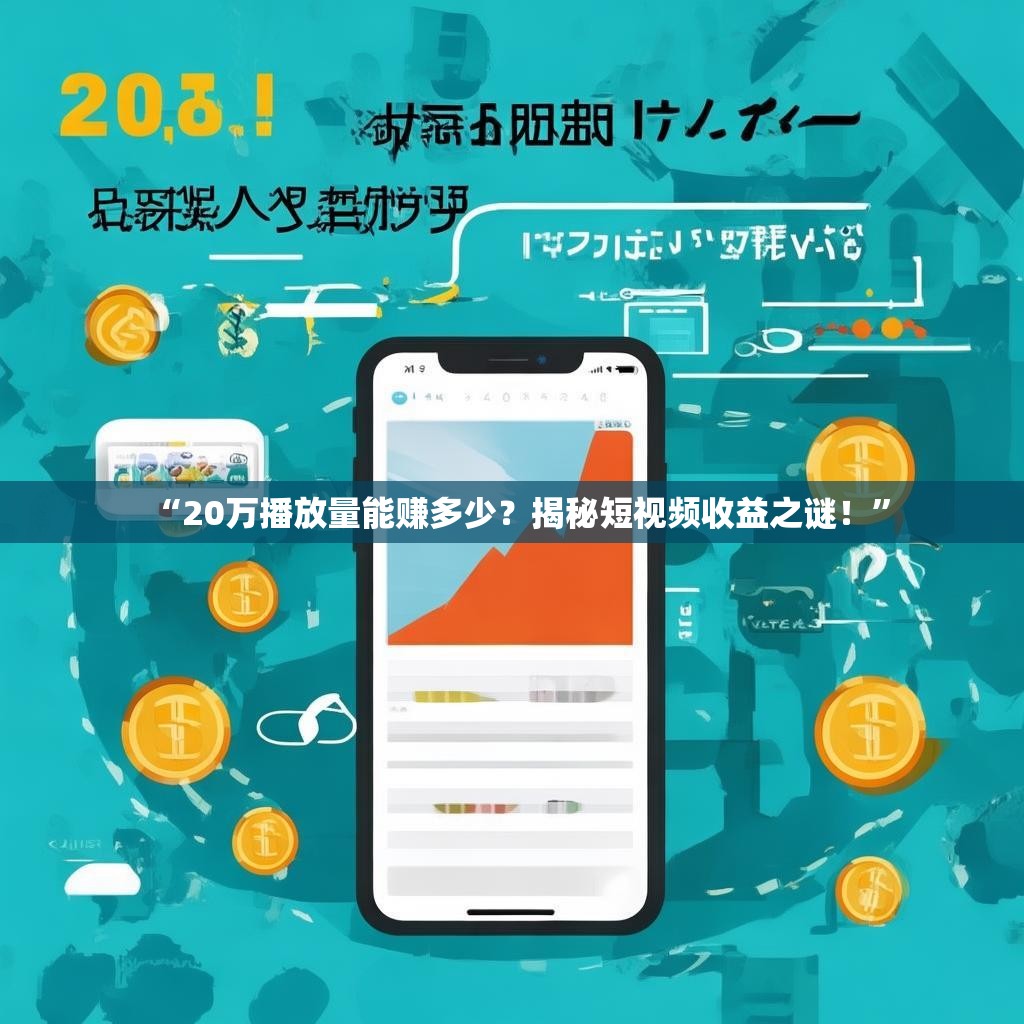 “20万播放量能赚多少？揭秘短视频收益之谜！”