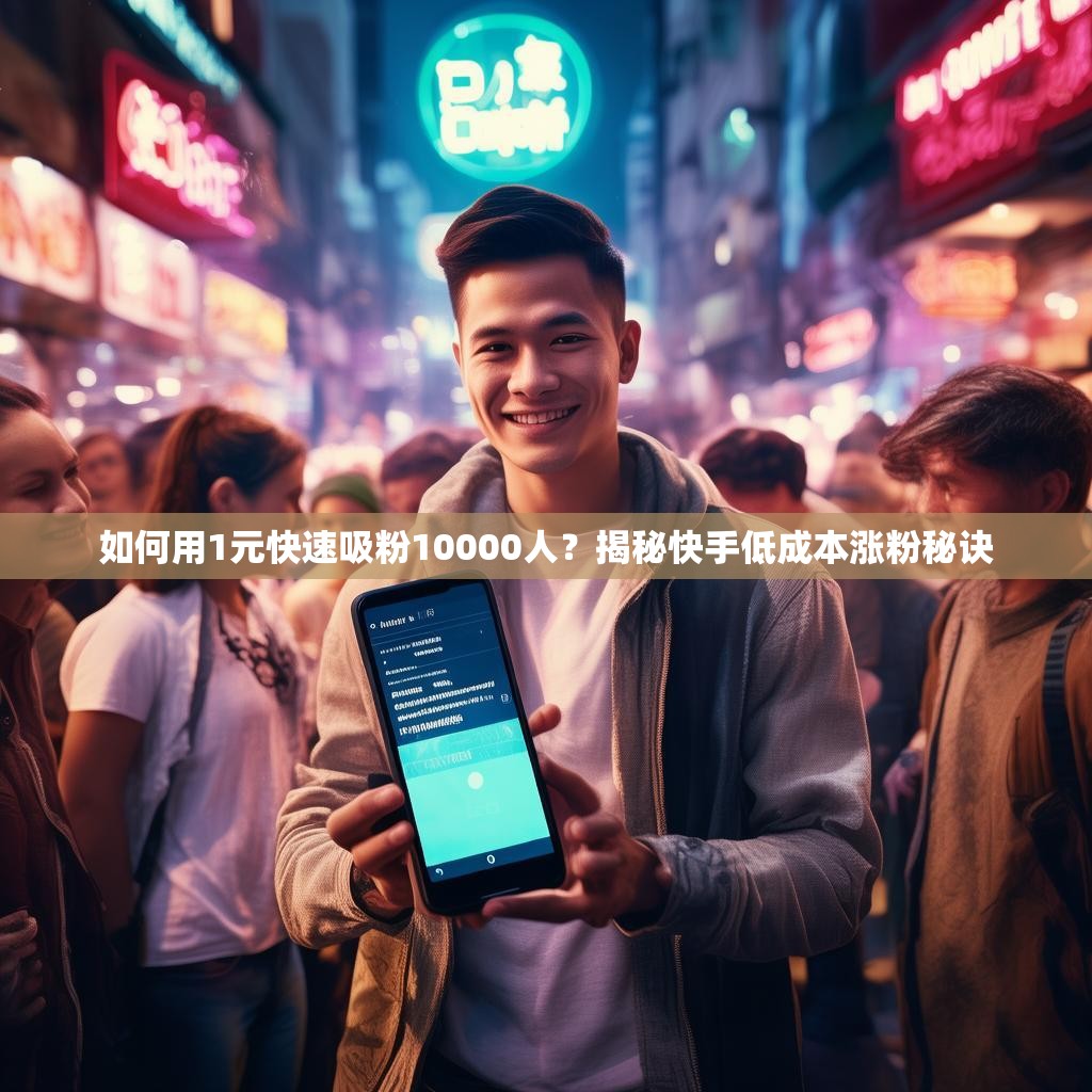 如何用1元快速吸粉10000人？揭秘快手低成本涨粉秘诀