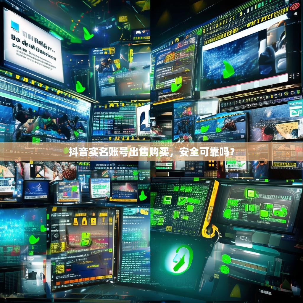 抖音实名账号出售购买,安全可靠吗?