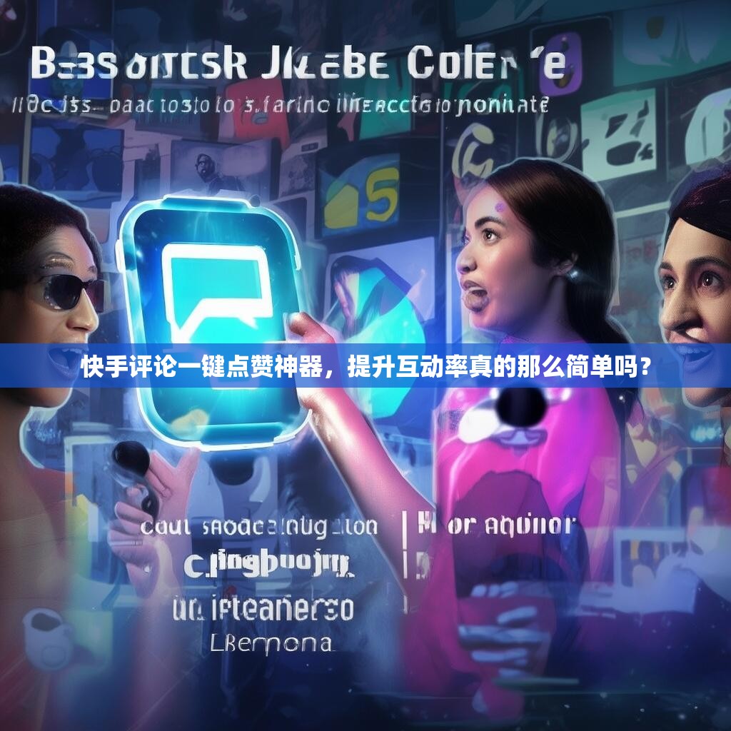快手评论一键点赞神器,提升互动率真的那么简单吗?
