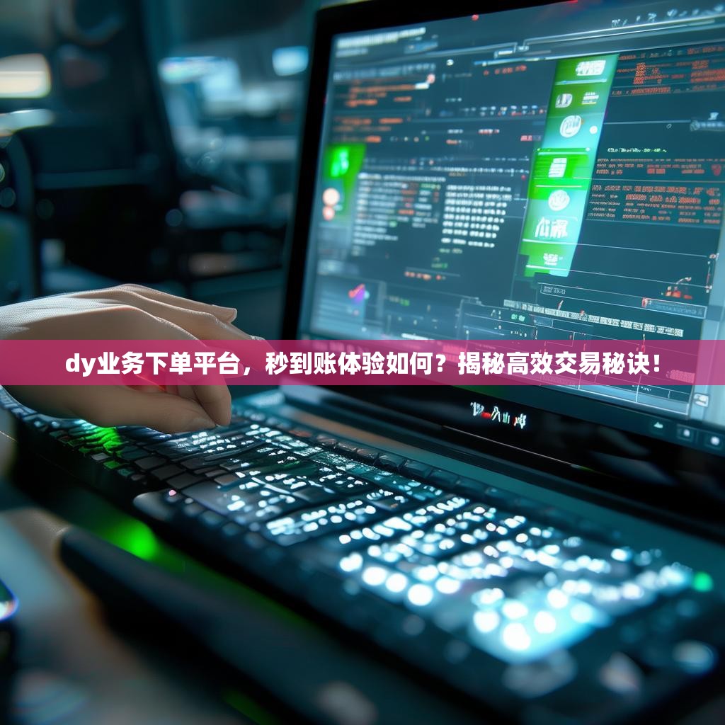 dy业务下单平台,秒到账体验如何?揭秘高效交易秘诀!