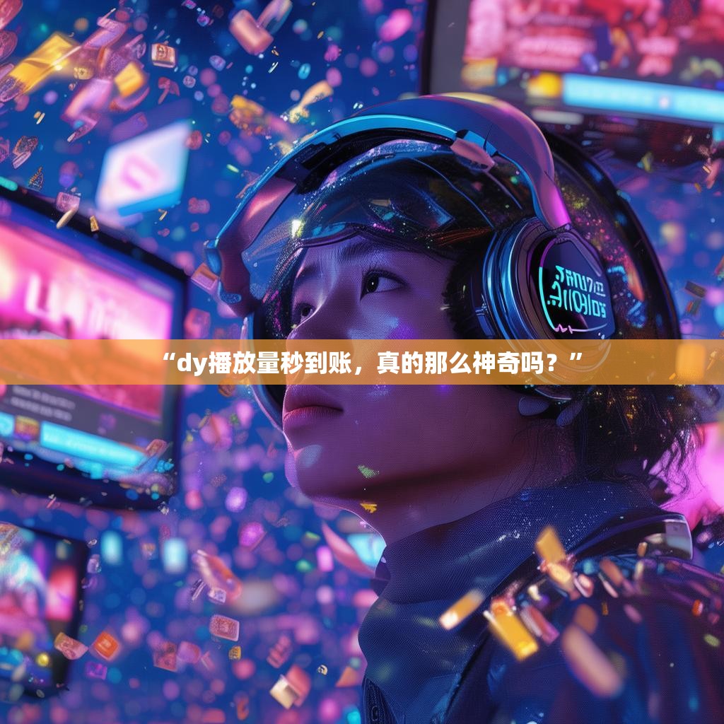 “dy播放量秒到账，真的那么神奇吗？”