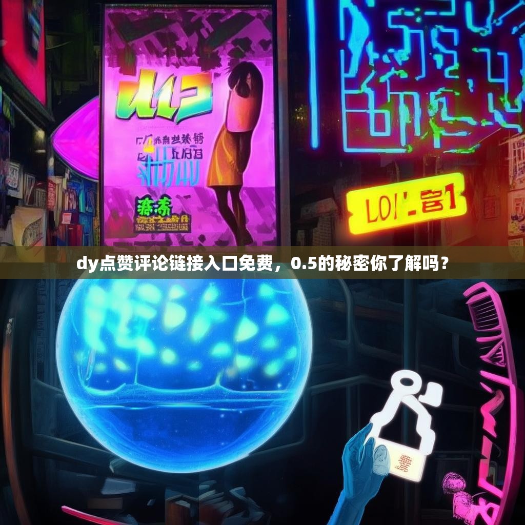 dy点赞评论链接入口免费，0.5的秘密你了解吗？