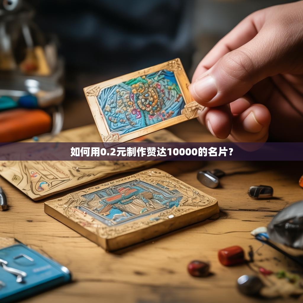 如何用0.2元制作赞达10000的名片？