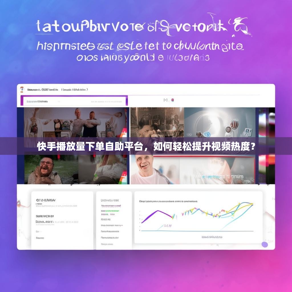 快手播放量下单自助平台，如何轻松提升视频热度？