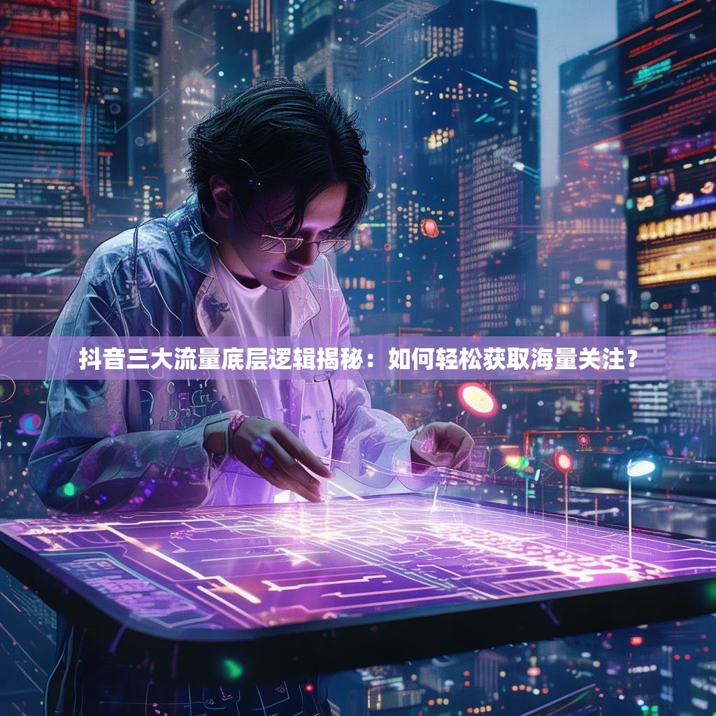 抖音三大流量底层逻辑揭秘：如何轻松获取海量关注？