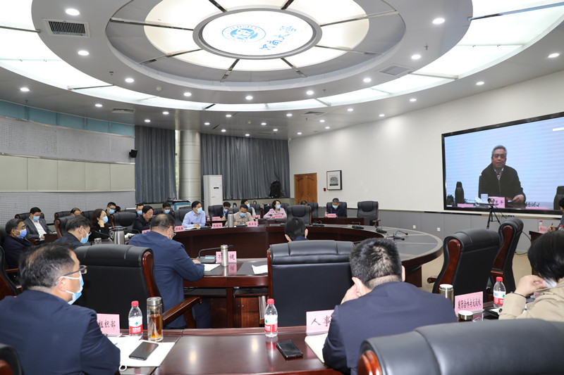 5月10日河南大学召开疫情防控专题工作视频会议