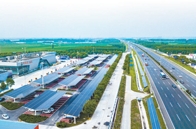 青银高速济南东服务区实现零碳运营，节能降碳亮点足