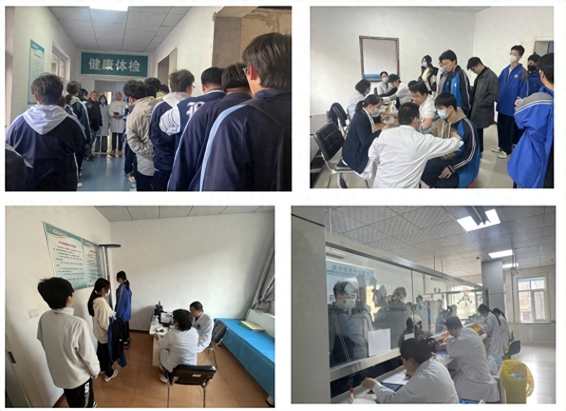 高考体检暖心开启 古交2000名学子分批参检
