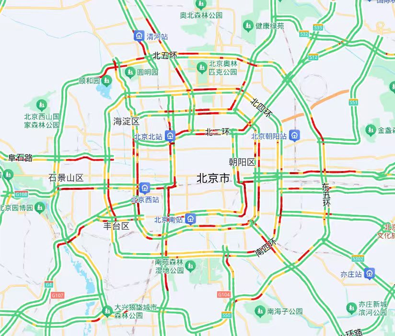 周末不限行工作日出行提示，雨雪天部分路段或有交通变化